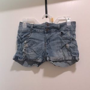 Denim shorts